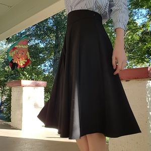 Black Midi Skirt